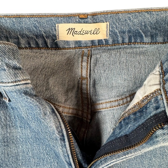 Madewell The Perfect Vintage Jean Women's Size 30 Light Wash Denim Frayed Hem - Picture 3 of 7